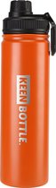 Keenbottle - Drinkfles - 700ml - Herbruikbaar en Antilek - Orange - RVS - waterfles