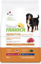 Natural Trainer - Adult Medium Maxi Sensitive Lamb Hondenvoer 3 kg