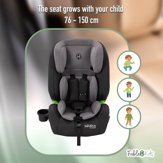 Siège auto KinderKraft Isofix groupe 1/2/3