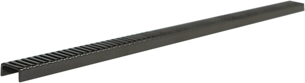 Airace Gleufluchtventilatie - Buitenrooster - zwart ral 9005 - Type UG-294-Z-1
