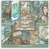 Stamperia - Songs of the Sea 8x8 Inch Paper Pack (SBBS90)