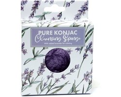 Puur - Konjac spons - lavendel - gezicht scrub