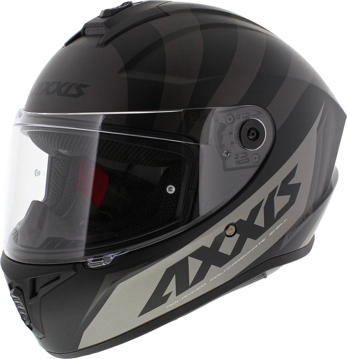 Axxis Draken S integraal helm Premier mat zwart M - Motorhelm / Brommerhelm / Karthelm
