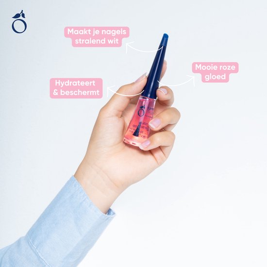 Herome Natural Nail Whitener Pink Glow Nagelverzorging - Camoufleert Verkleuringen - 1 Step French Manicure - 10ml