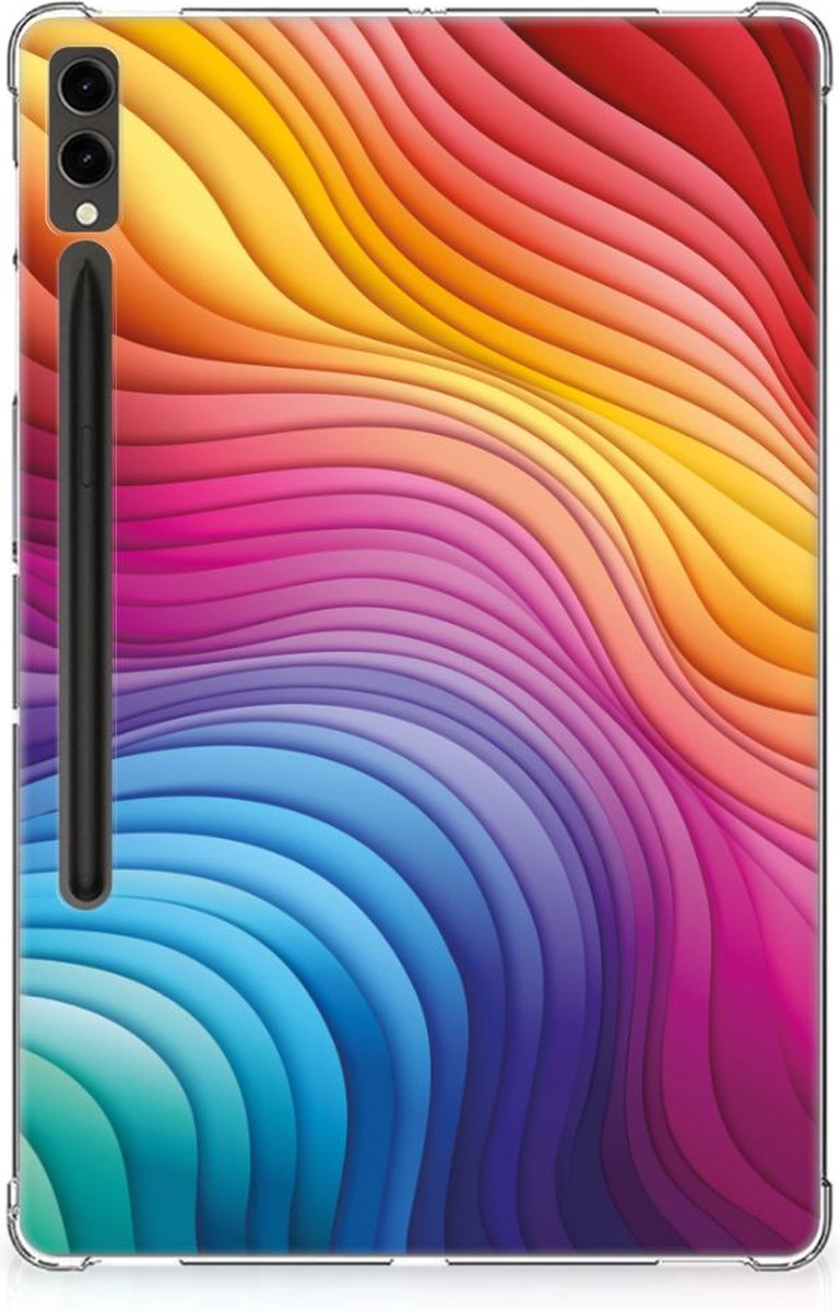 Back Cover voor Samsung Galaxy Tab S9 Plus Regenboog