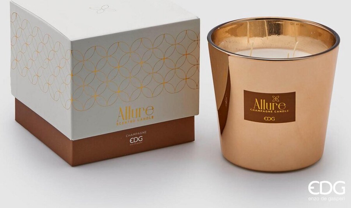 EDG - Enzo De Gasperi Geurkaars Allure Champagne H12 D13,5