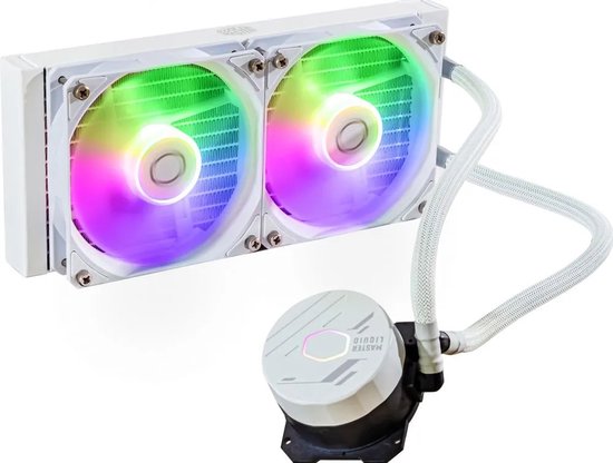 Cooler Master MasterLiquid 240L Core ARGB White - Vloeistofkoelsysteem processor