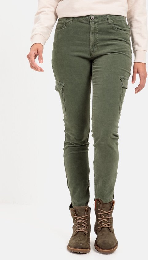 Camel active Slim Fit Cargo Broek - Kaki