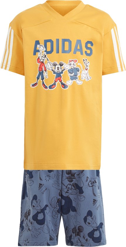 adidas Sportswear adidas x Disney Mickey Mouse T-shirt Set - Kinderen - Geel- 116