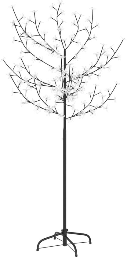 vidaXL-Kerstboom-120-LED's-koudwit-licht-kersenbloesem-150-cm