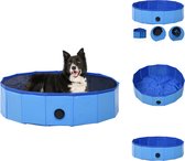 vidaXL Piscine pour chiens - 80 x 20 cm - Plaisir rafraîchissant - Blauw - Jouets pour animaux