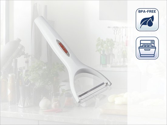 Leifheit 3151 Éplucheur Eplucheur en Y Blanc