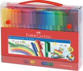 Kleurstift faber-castell connector 60st koffer | Set a 60 stuk | 8 stuks