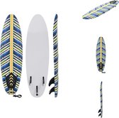 vidaXL Surfplank XPE - Meerkleurig - 170 x 46.8 x 8 cm - Beginners - Max - 90 kg - Surfplank