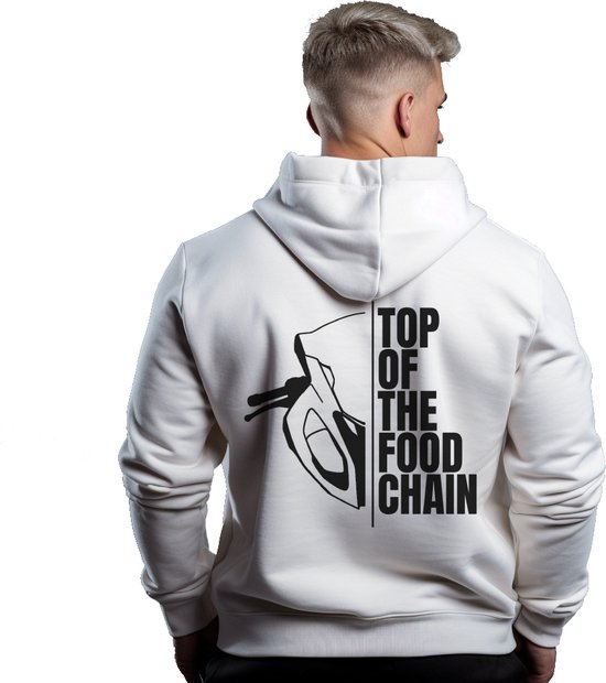 RIDE CODE - S1000RR Gen 3 Top of the Food Chain Hoodie Wit L