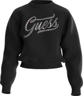 Guess CN Stones Logo Sweater Dames - Zwart - Maat L