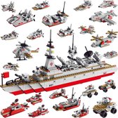 STEM Bouwstenen Speelgoed - 811 Delen, 25 in 1 Cruiser Boot Schip Speelgoed