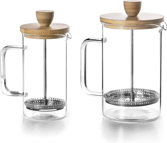 Brewbreeze French Press Set I Koffiezetapparaat Thermo, Koffiepers voor