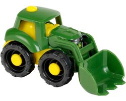 Klein Toys John Deere trekker - schaal 1:50 - perfect voor de zandbak of kinderkamer - groen geel