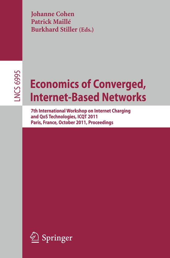 Economics of Converged Internet Based Networks - cover
