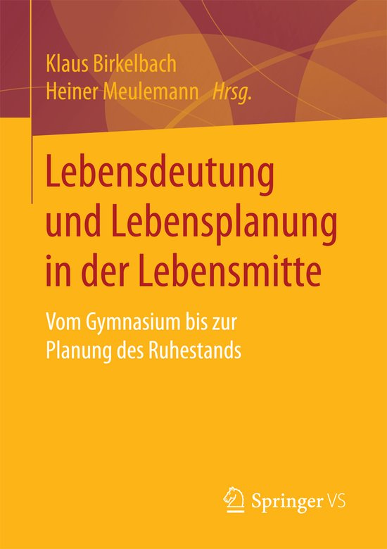 Lebensdeutung und Lebensplanung in der Lebensmitte - cover