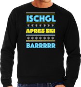 Bellatio Decorations Apres ski sweater heren - Ischgl - zwart - apresski bar/kroeg - wintersport S
