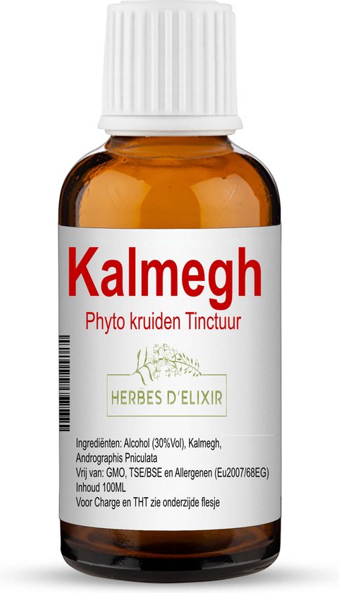 Foto: Herbes d elixir kalmegh tinctuur 100 ml 1 fles natuurlijke ondersteuning