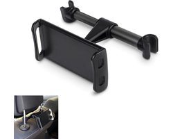 Tablet Hoofdsteun Houder Auto | Auto Tablethouder en Telefoonhouder voor Kinderen - Geschikt voor Apple iPad / iPhone / Samsung Gaalxy Tab etc. - zwart