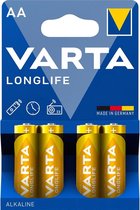Varta Longlife AA Mignon Batterij 80 stuks (20 blisters van 4)