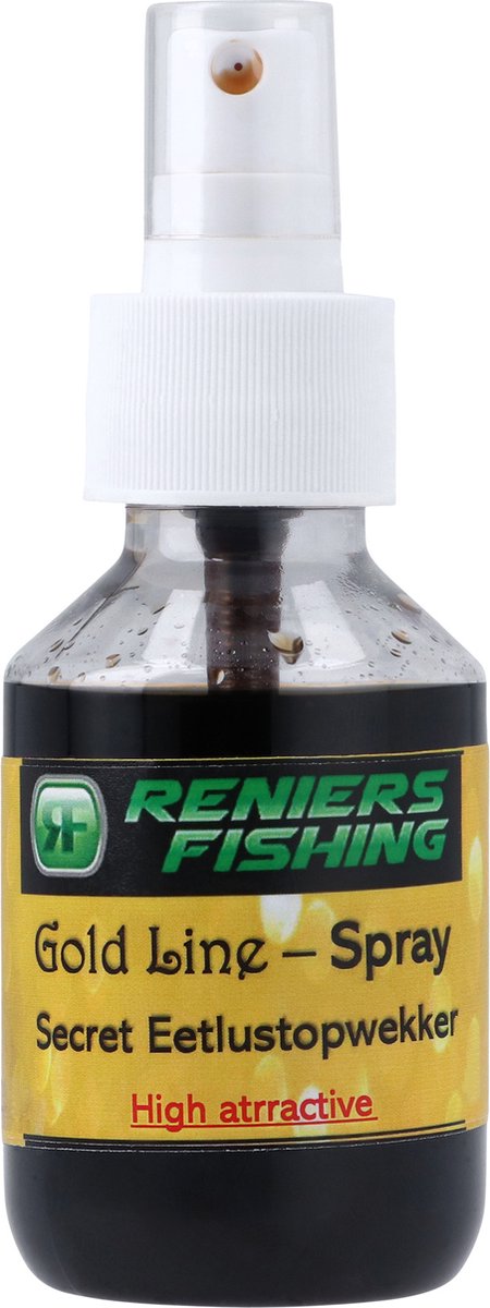 Reniers Fishing Gold Line Spray Secret Mix Eetlustopwekker 100ml