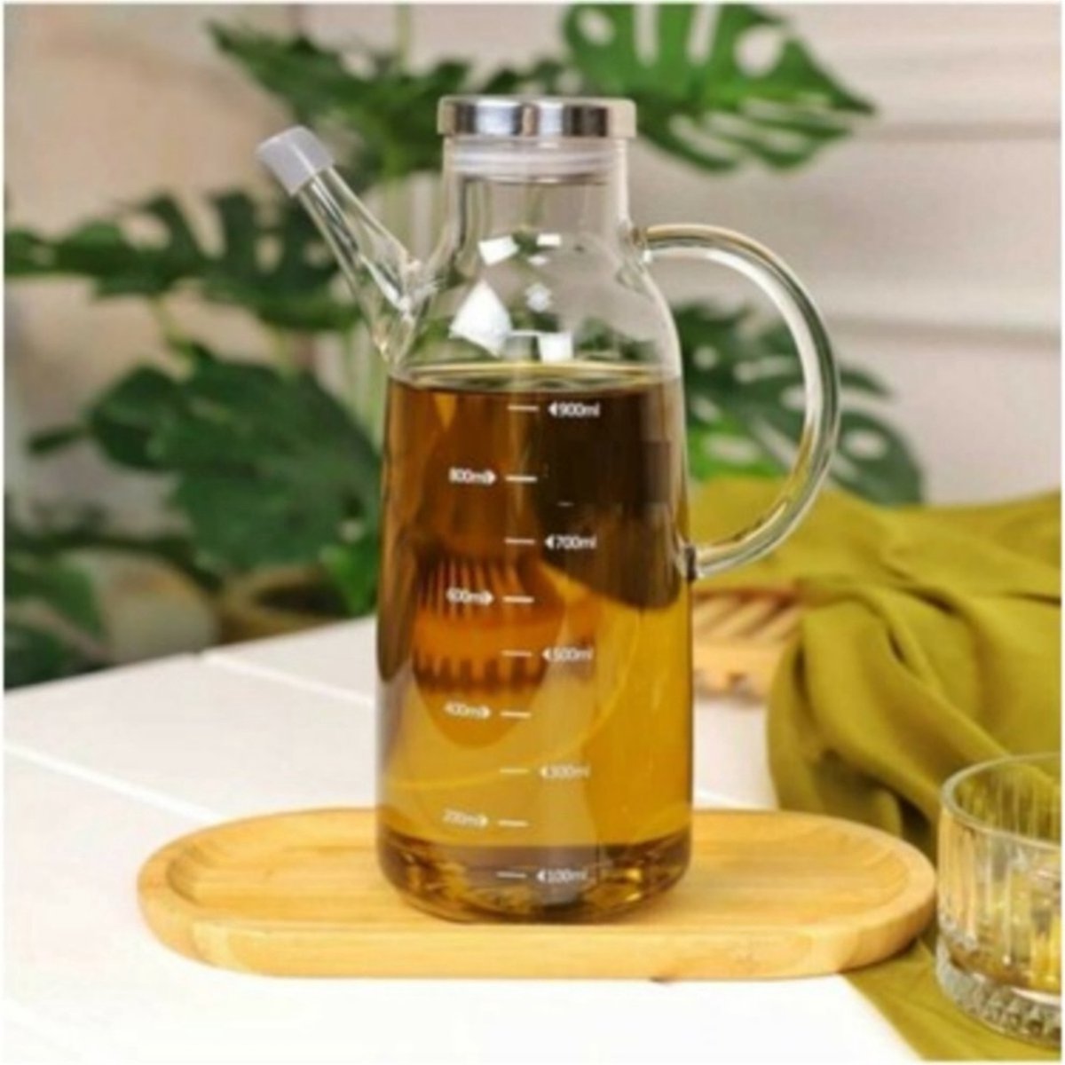 Homestardecoratie - Olie- en Azijnfles - 750mL