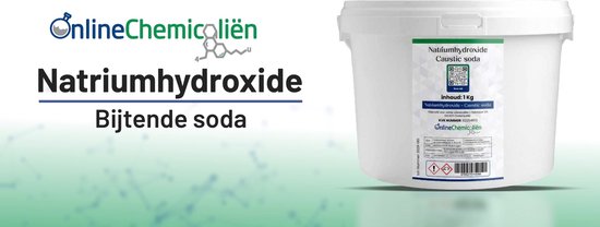 Soude Caustique Hydroxyde De Sodium NaOH - Boîte De 1 Kg - Pour Nettoyage Et Savon