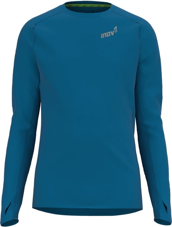 Inov-8 Base Longsleeve Heren - Sporttruien - blauw - Mannen