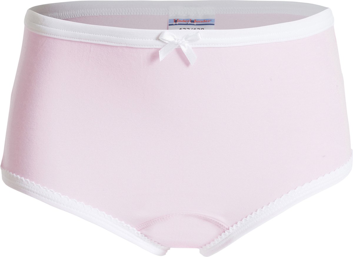 UnderWunder meisjes ondergoed – oefenbroekjes broekplassen - slip roze maat 104 (set van 2)