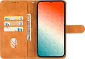 Mobigear Étui de téléphone rétro adapté pour Samsung Galaxy S24 Plus Case Bookcase Wallet - Marron
