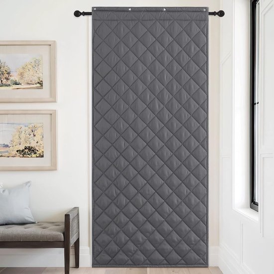 Rideau de porte isolant thermique 100 x 210 cm, protection contre