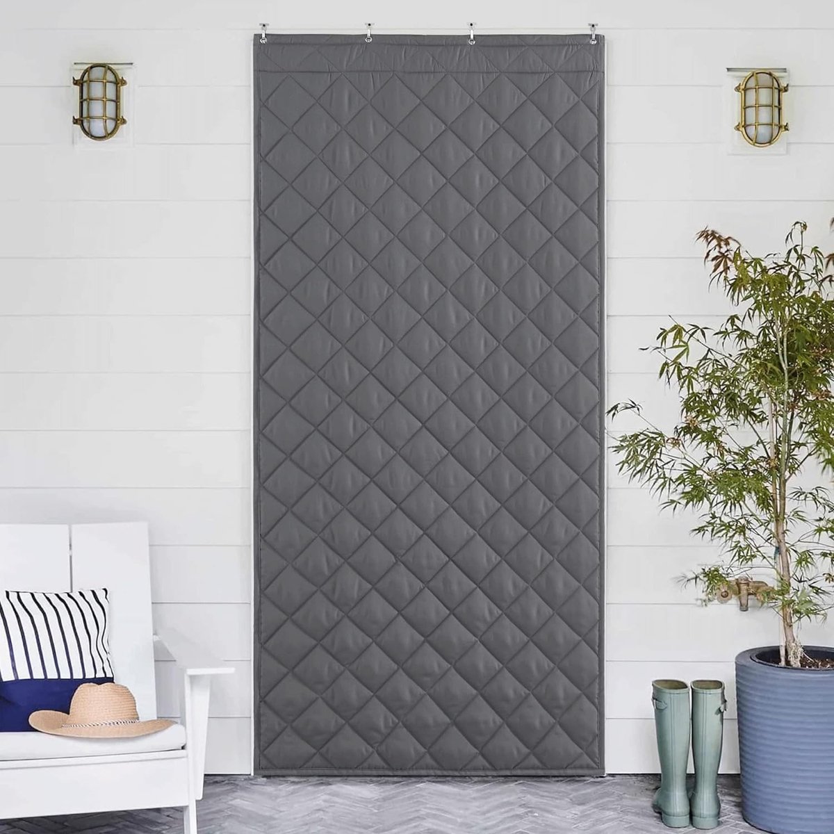 Haus und Deko Gordijn 140 x 245 cm in linnen-look, ondoorzichtig gordijn met metalen ogen, klassiek elegant overgordijn met 15 verschillende moderne kleuren