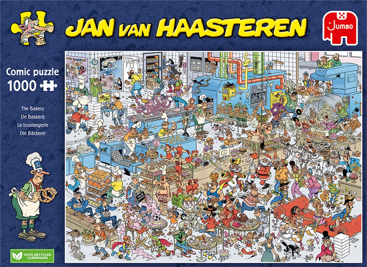 Jan van Haasteren De Bakkerij Puzzel 1000 stukjes bol