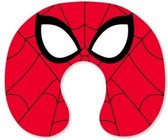 Oreiller de voyage Spiderman - Oreiller cervical - Rouge - 33x28 CM