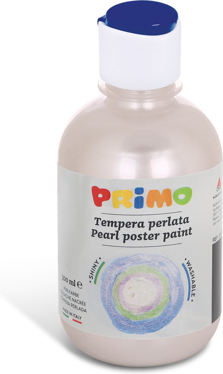 Primo Ready-mix PEARLESCENT poster paint, bottle 300 ml with flow-control cap nacre