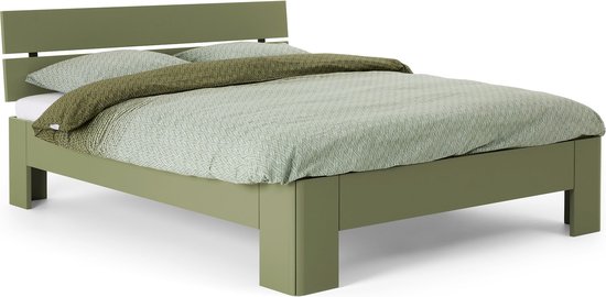 Beter Bed Fresh 500 Bedframe met Hoofdbord - 180x220 cm - Rietgroen