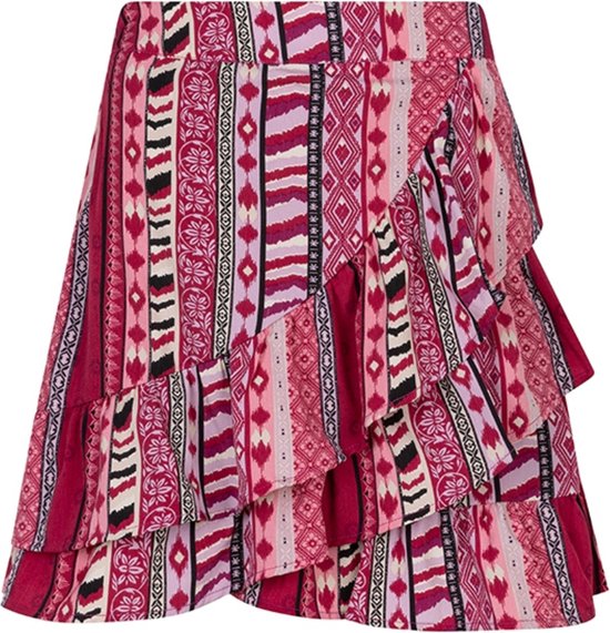 Lofty Manner Rok Skirt Ruthy Om31 751 Cape Element Print Dames Maat - L