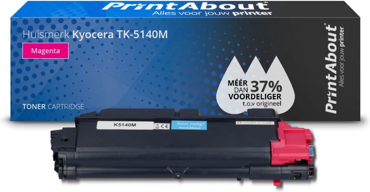 PrintAbout - Alternatief voor de PrintAbout TK-5140M / magenta
