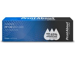 PrintAbout - Alternatief voor de HP Q2612AD (nr 12AD) / Zwart 2 Pack