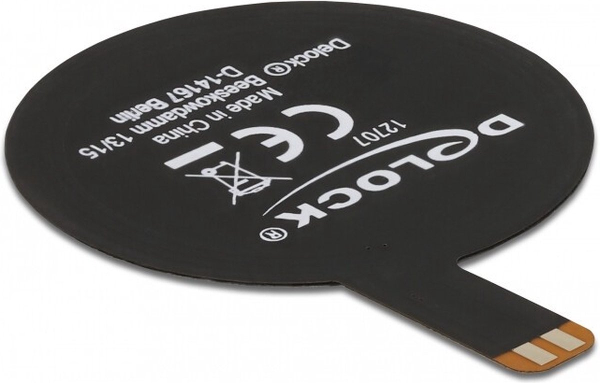 NFC 13.56 MHz antenne SMT FPC Round Interne zwarte zelfklevende