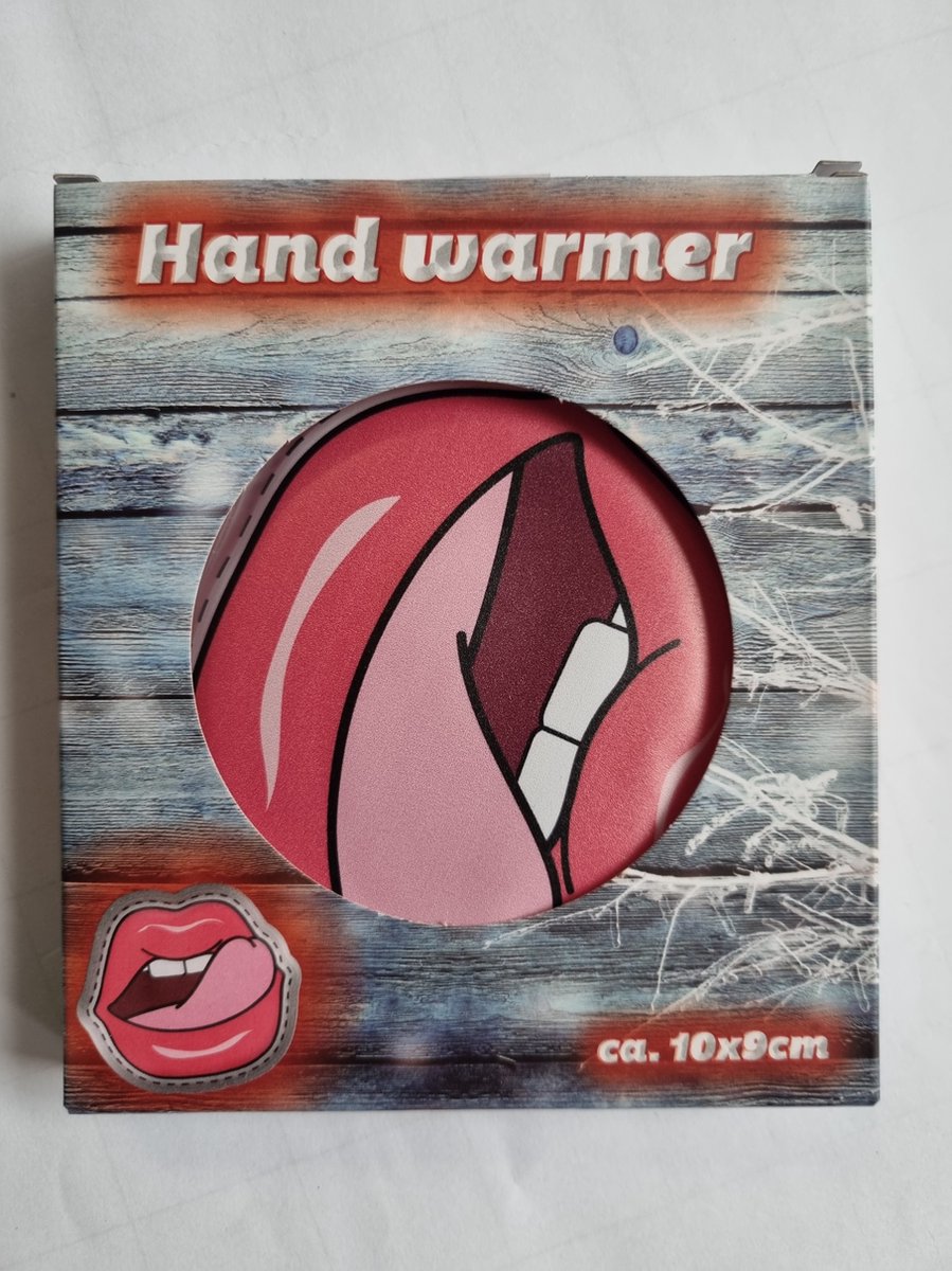 Goedkoopste Handwarmer, gel handwarmer, herbruikbaar, Mond, 10 x 9 cm, kindercadeau