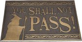 Pyramid International The Lord Of The Rings - You Shall Not Pass 40 x 60 cm Deurmat - Bronskleurig