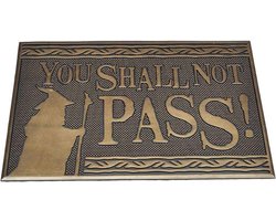 Pyramid International The Lord Of The Rings - You Shall Not Pass 40 x 60 cm Deurmat - Bronskleurig