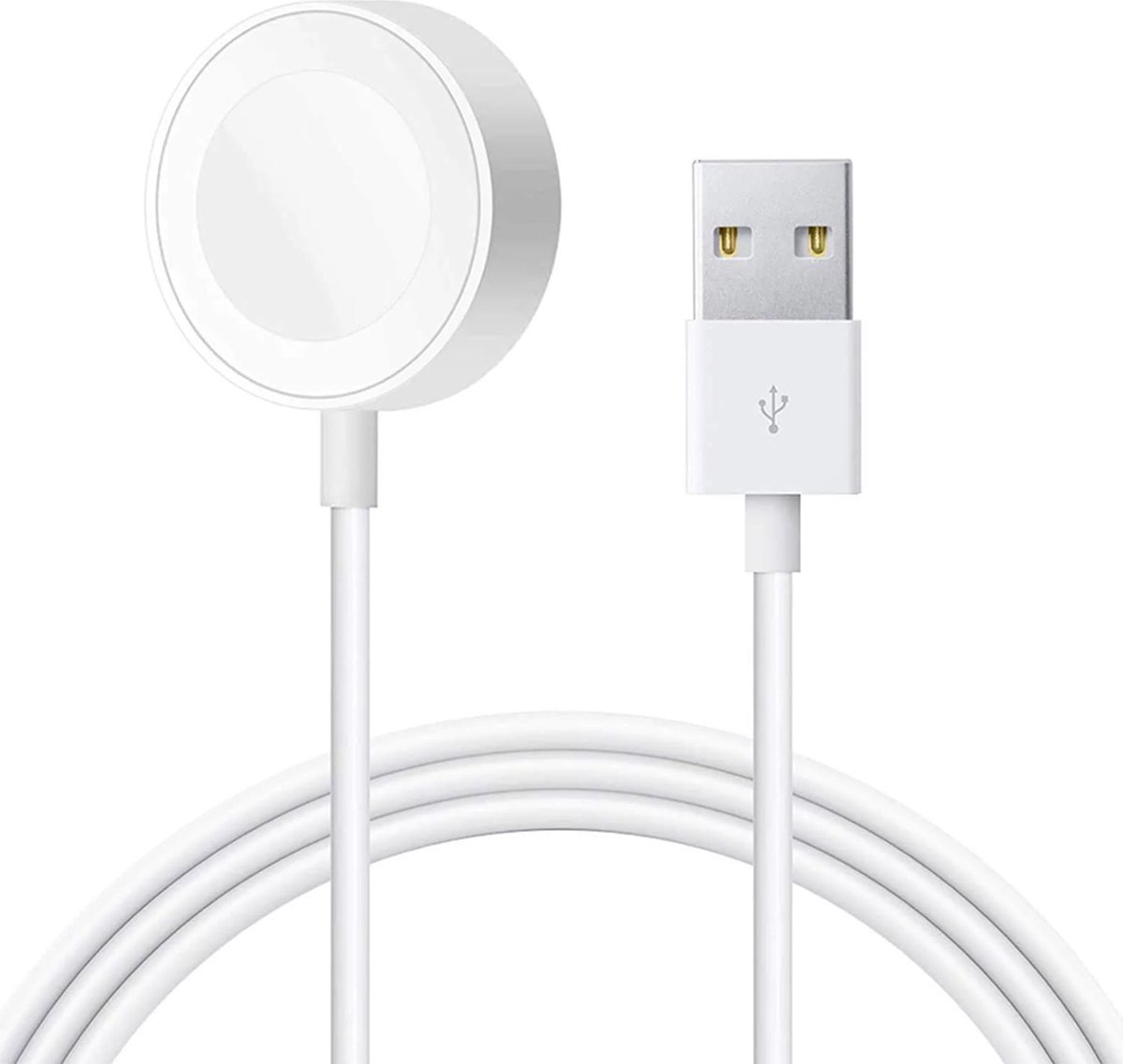 MBH Oplader voor Apple watch - draadloos en magnetisch met USB-A aansluiting