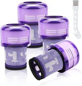 SIDANO® 4 HEPA filters - geschikt voor Dyson V12 stofzuigers Detect Slim & Absolute - motor filter (4 filters + borstel)